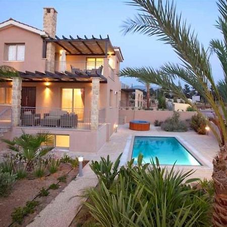 Villa Kartiela Sandy Beach Villas - Private Pool - Jacuzzi - Private Beach Area Polis Buitenkant foto